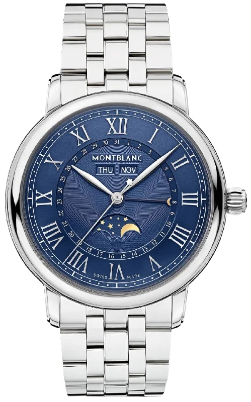 men's mechanical watches with date display -Montblanc Star Legacy Full Calendar 42mm Bracelet