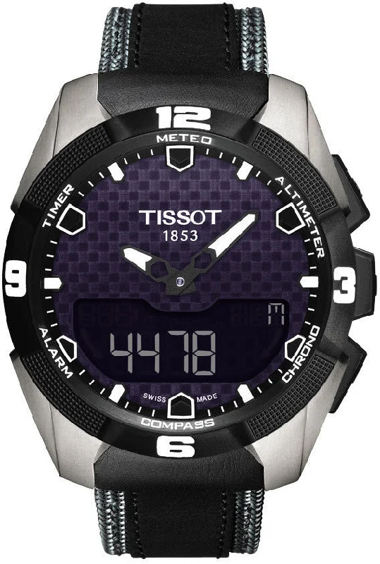 Smart Watches for Mens Fashion-Tissot Watch T-Touch Expert Solar