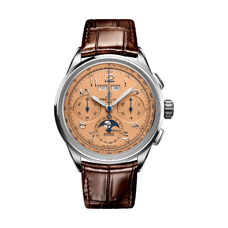 men's dive watches with sophisticated style -Premier B25 Datora 42mm Stainless Steel - Copper men's dive watches with sophisticated style -Premier B25 Datora 42mm Stainless Steel - Copper