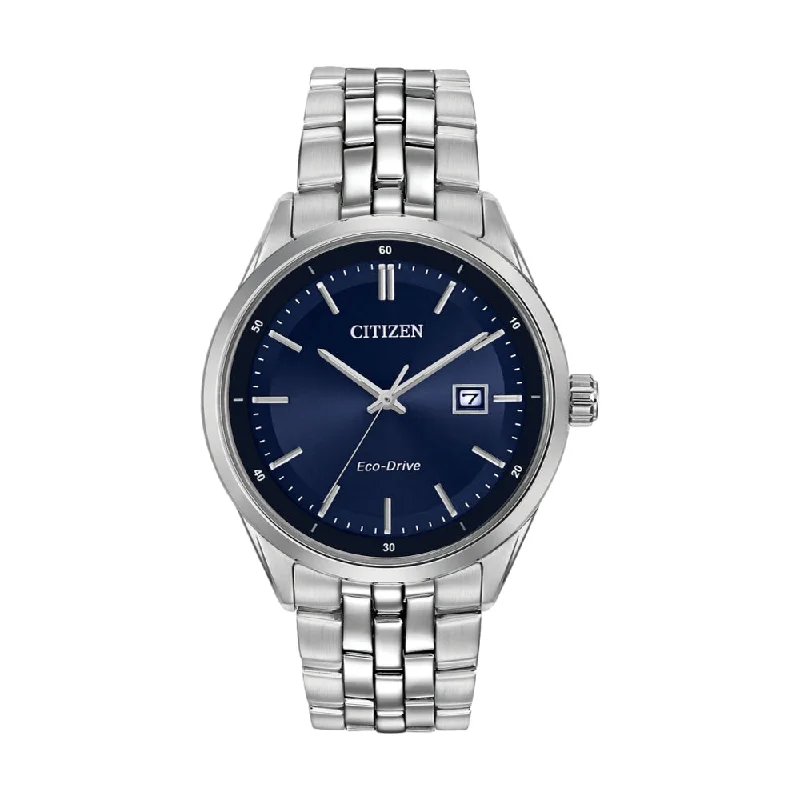 men's chronograph pilot watches -ADDYSEN BLUE DIAL