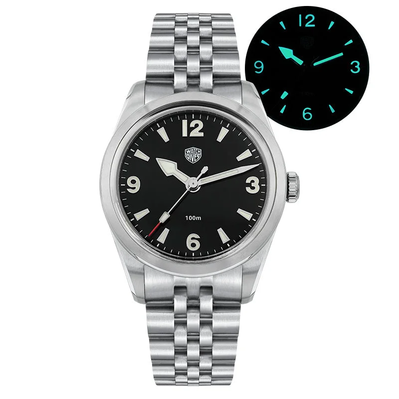 men's climbing watches with GPS -Watchdives WD1960S 36mm VH31 Men Watch