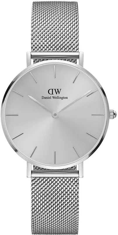 women's mechanical watches with dual time zone design -Daniel Wellington Watch Petite Unitone 32 Silver