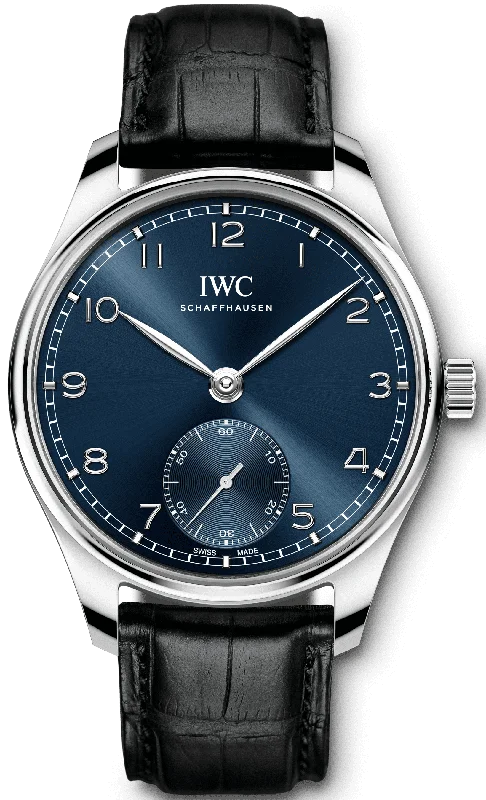 men's mechanical watches with monogram engraving design -IWC Portugieser Automatic 40