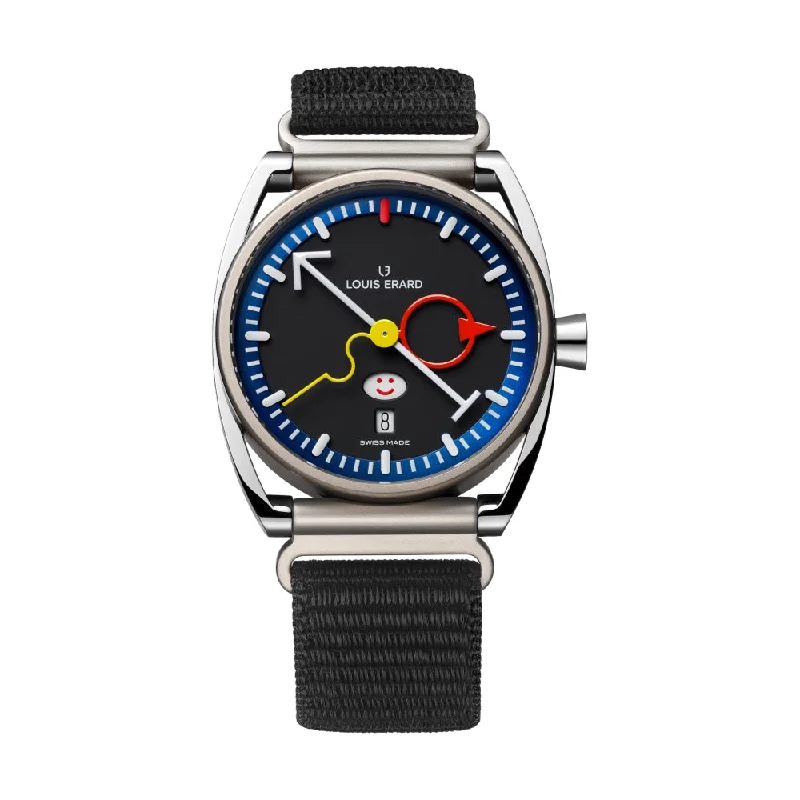 men's dive watches with moon phase display -Le Semaine Louis Erard x Alain Silberstein US Limited Edition men's dive watches with moon phase display -Le Semaine Louis Erard x Alain Silberstein US Limited Edition