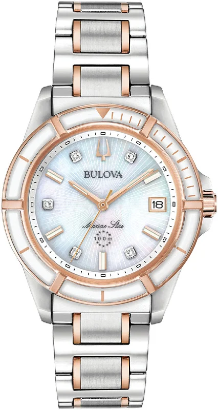 women's Bulova kinetic watches -Bulova Watch Marine Star Ladies