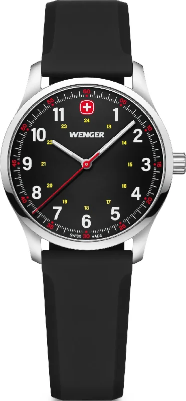 women's mechanical watches with kinetic design -Wenger City Sport 34