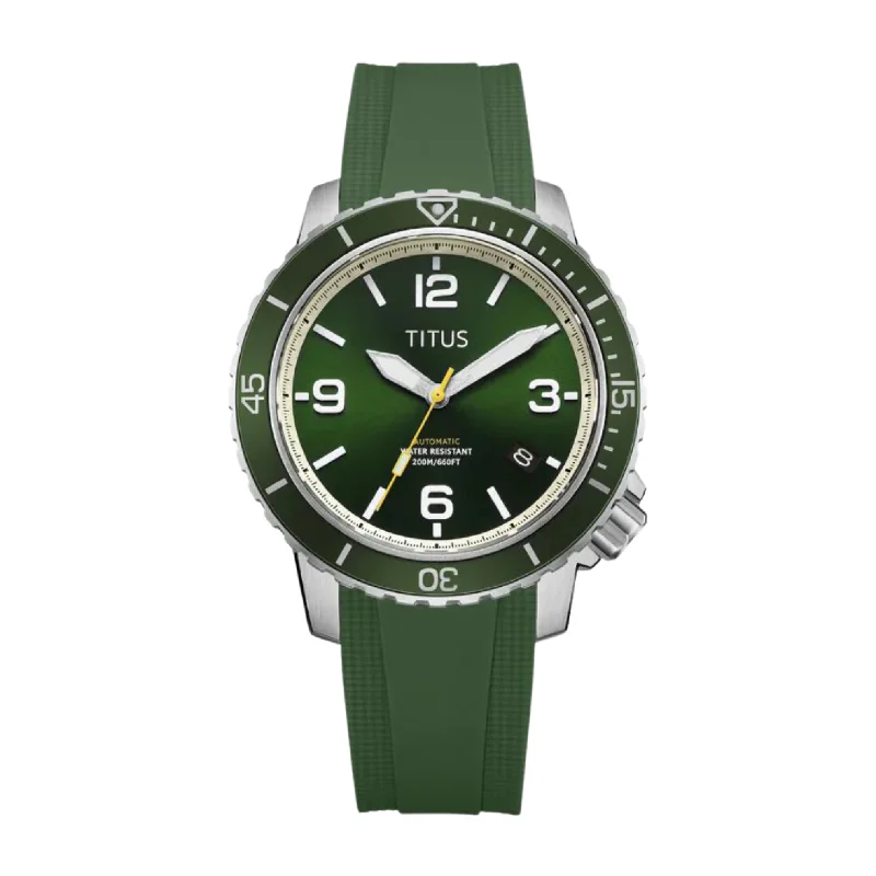 men's Seiko titanium watches -SOLVIL ET TITUS THE CAPE W06-03341-006 3 HANDS DATE AUTOMATIC MEN WATCH