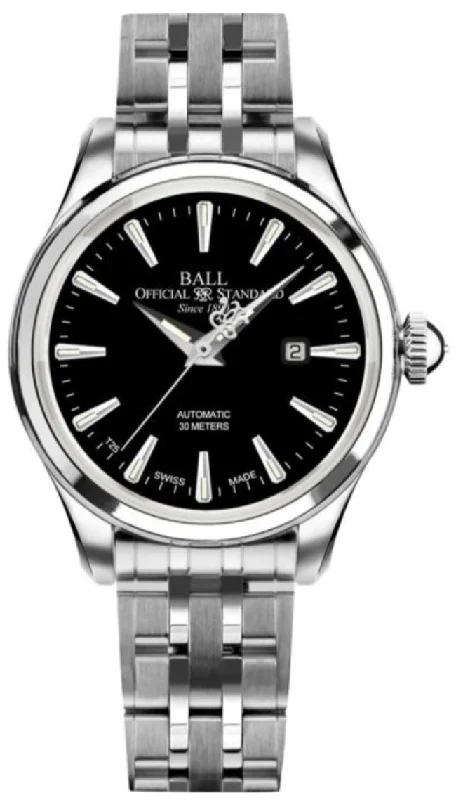 women's Ball magnifying watches -Ball Watch Company Trainmaster Eternity Ladies