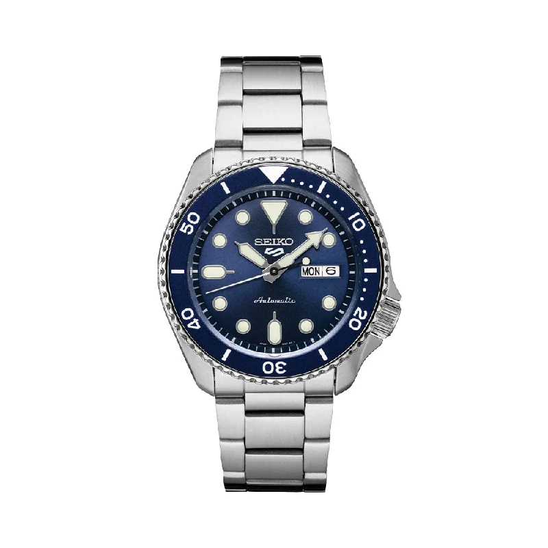 men's dive watches with day-night indicator -SRPD51 5 Sports 42.5mm - Blue on Bracelet