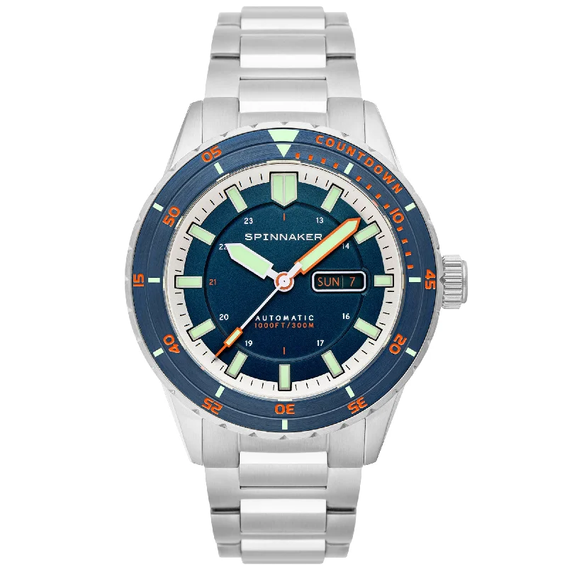 premium men's skeletonized watches with classic appeal -Spinnaker HASS Automatic Azure Blue