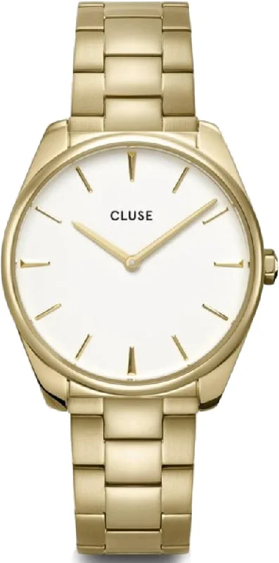 women's mechanical watches with tool-free strap change style -Cluse Feroce Ladies