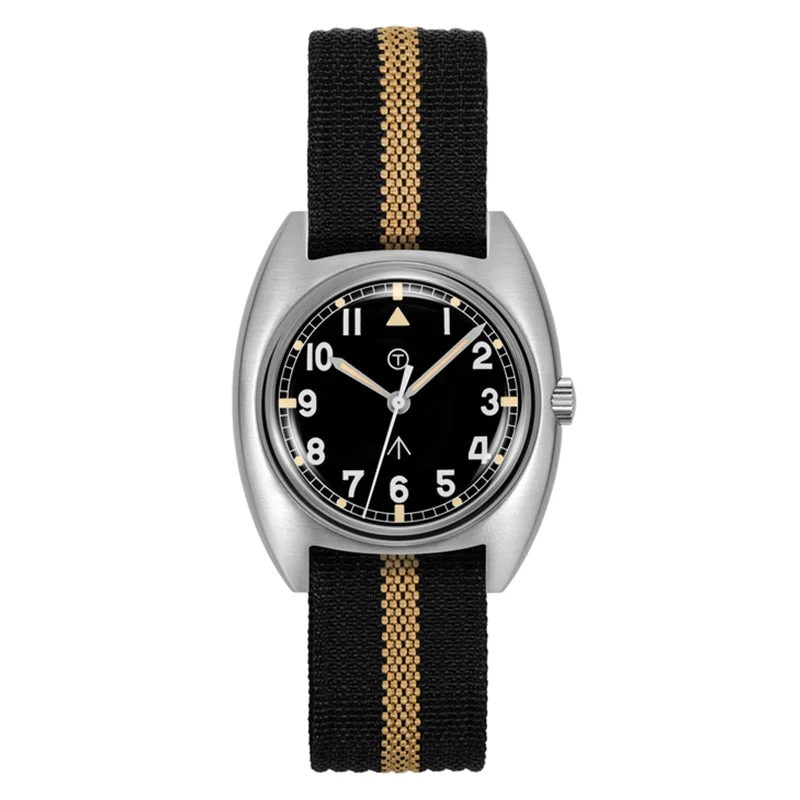 men's pilot watches with double-domed design -Rdunae RA02 W10 Retro Militarty Watch men's pilot watches with double-domed design -Rdunae RA02 W10 Retro Militarty Watch