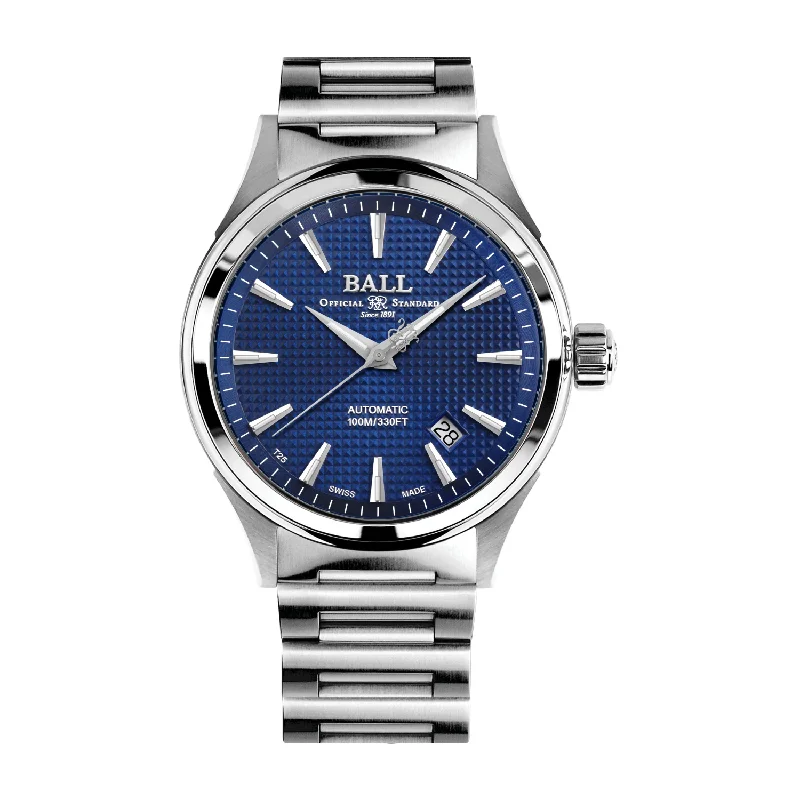men's mechanical watches with hand-wound design -BALL FIREMAN NM2098C-S5J-BE VICTORY MEN WATCH