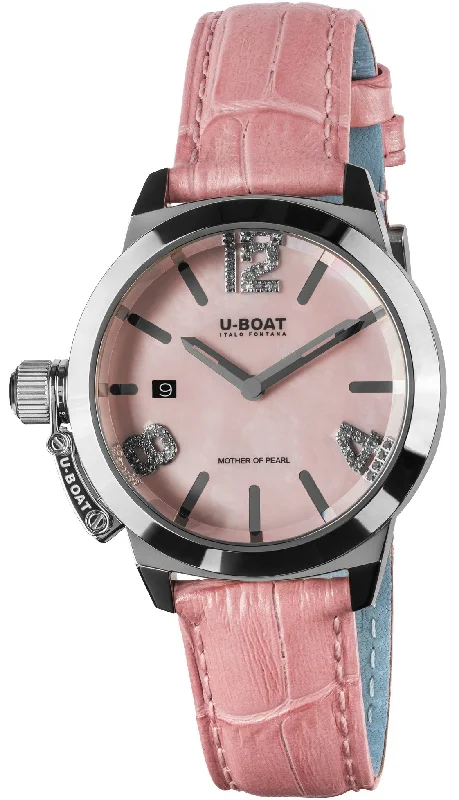 women's mechanical watches with sophisticated design -U-Boat Watch Classico 38 Pink