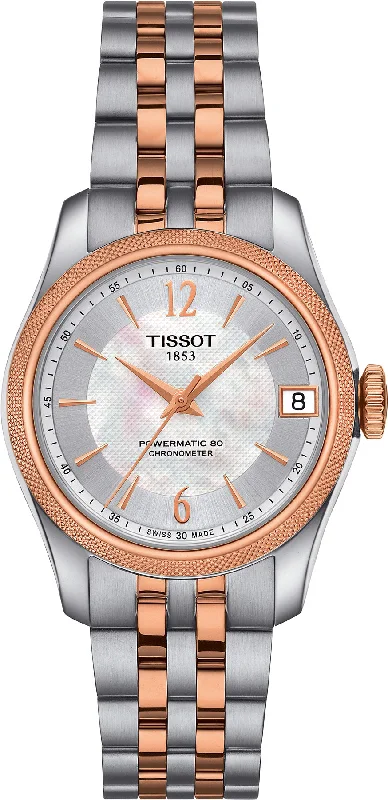 women's Tissot domed design watches -Tissot Watch Ballade Powermatic 80 Ladies