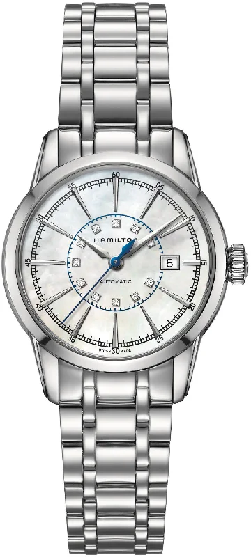 women's Hamilton LED light watches -Hamilton Watch American Classic Rail Road Lady Auto