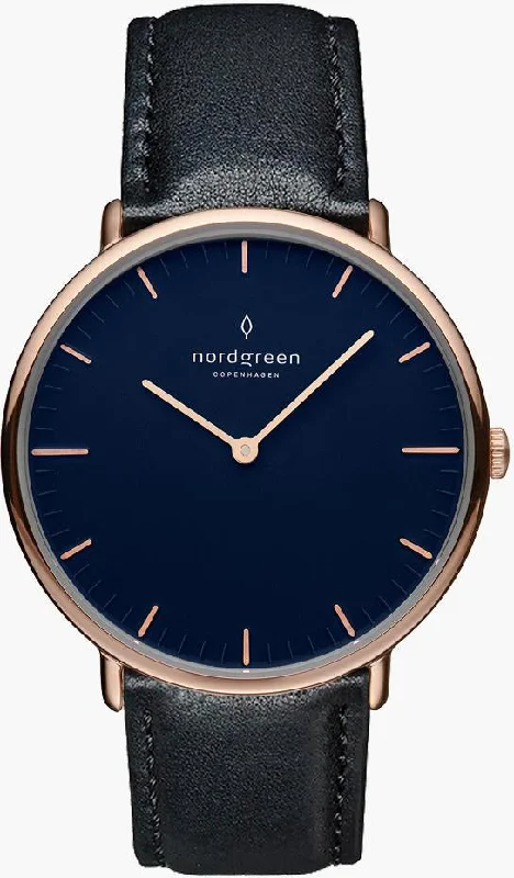 women's mechanical watches with double-domed design -Nordgreen Native