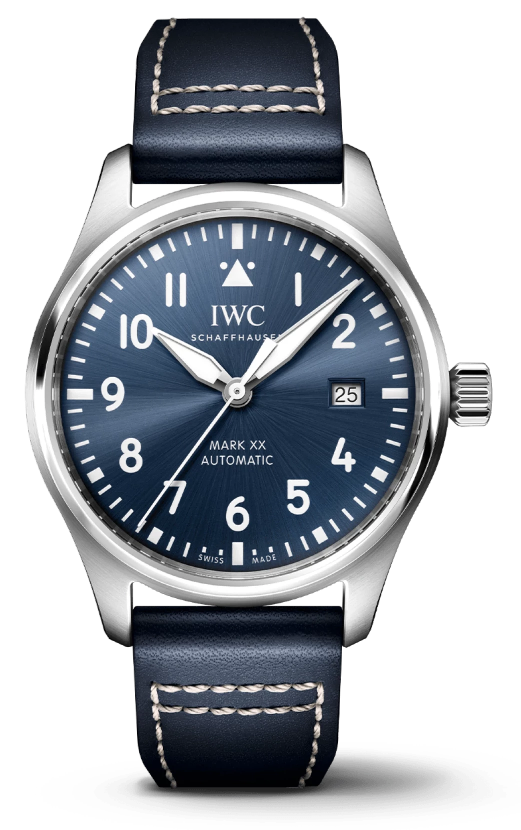 men's mechanical watches with stainless steel straps -IWC Pilots Automatic Mark XX