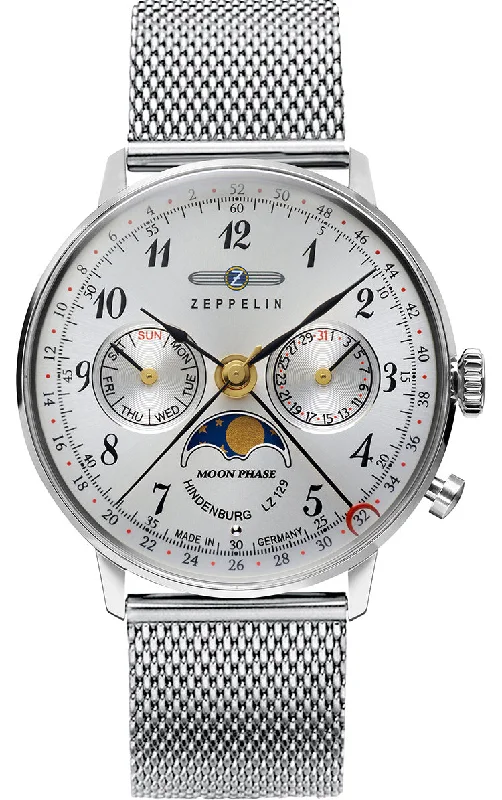 women's mechanical watches with manual display -Zeppelin Hindenburg