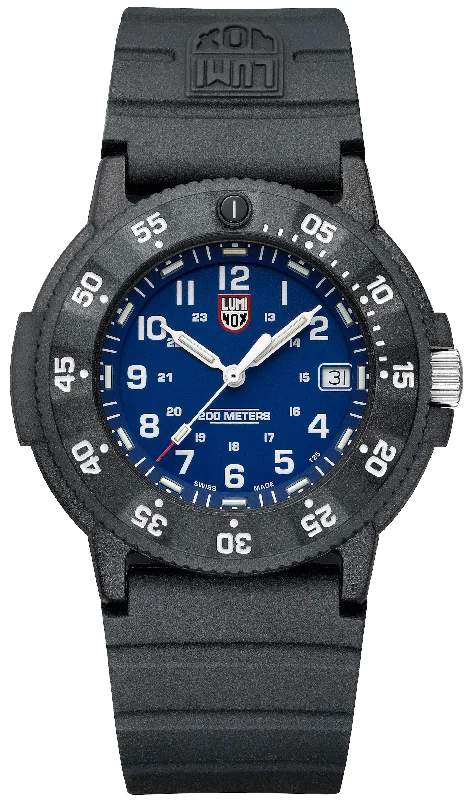 men's mechanical watches for surfing -Luminox Sea Original Navy Seal 3000 Series Blue