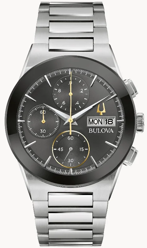 men's mechanical watches with scratch-resistant design -Bulova Modern Millennia Mens