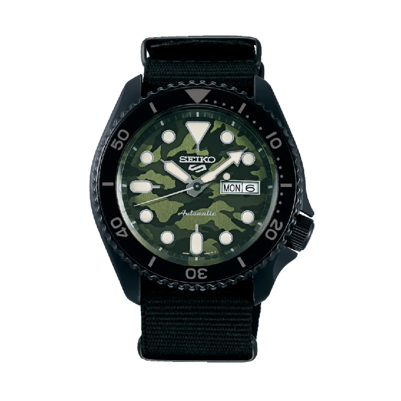 men's Seiko tide watches -SEIKO 5 SPORTS SRPJ37K1 SKX CAMOUFLAGE STREET STYLE MEN WATCH men's Seiko tide watches -SEIKO 5 SPORTS SRPJ37K1 SKX CAMOUFLAGE STREET STYLE MEN WATCH