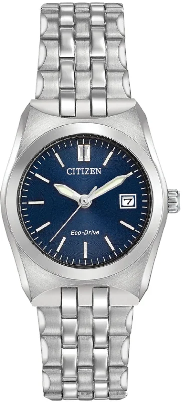 women's Citizen with fabric straps -Citizen Bracelet Eco Drive Ladies