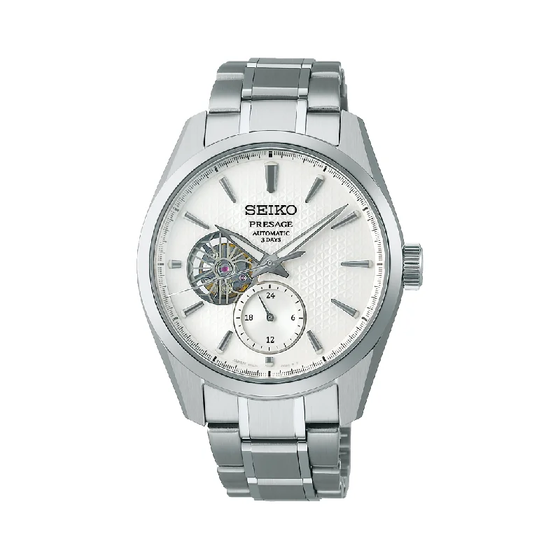 men's Seiko with manual display function -SEIKO PRESAGE SPB415J1 SHARP EDGED AUTOMATIC MEN WATCH