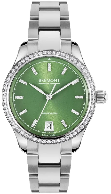 women's mechanical watches with anti-reflective design -Bremont Lady K Jade Bracelet women's mechanical watches with anti-reflective design -Bremont Lady K Jade Bracelet