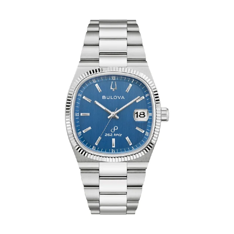 men's dive watches with quick-release straps -Super Seville HPQ Precisionist 37.5mm - Blue