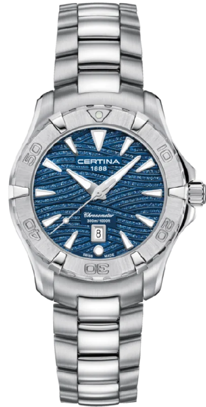 women's Certina with phosphorescent display function -Certina DS Action Ladies