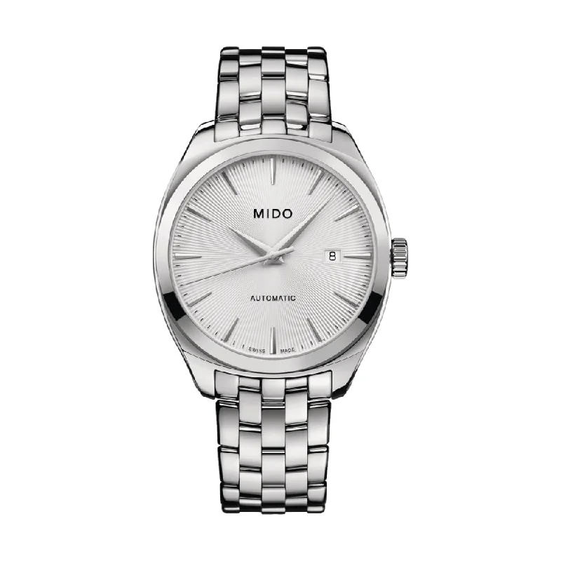 men's pilot watches with NATO straps -Belluna Royal Silver