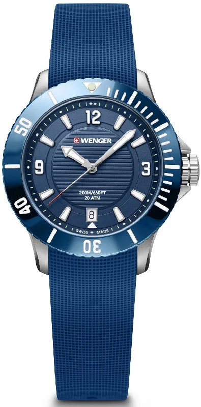 women's mechanical watches with flyback function -Wenger Seaforce Small