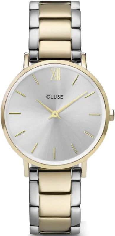 women's mechanical watches with timer display -Cluse Minuit Ladies