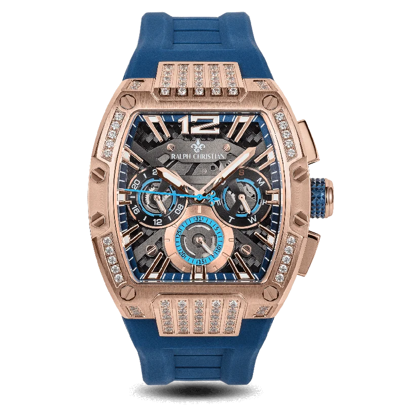men's mechanical watches with kinetic style design for efficiency -The Intrepid Sport Ice - Royal Blue men's mechanical watches with kinetic style design for efficiency -The Intrepid Sport Ice - Royal Blue