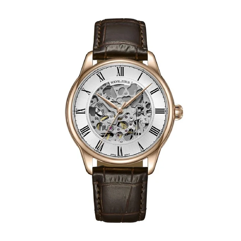 men's Seiko for formal events -SOLVIL ET TITUS EXQUISITE W06-03234-004 3 HANDS AUTOMATIC MEN WATCH men's Seiko for formal events -SOLVIL ET TITUS EXQUISITE W06-03234-004 3 HANDS AUTOMATIC MEN WATCH