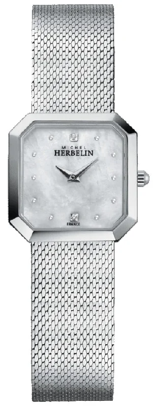 women's mechanical watches with gold accents -Herbelin Octogone Ladies