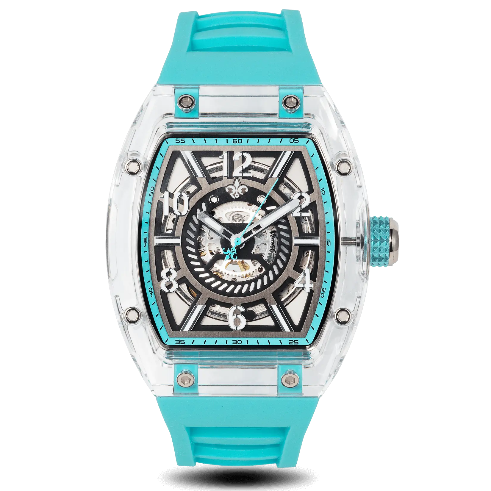 men's mechanical watches with magnetic-resistant design -The Ghost Automatic - Aqua Blue men's mechanical watches with magnetic-resistant design -The Ghost Automatic - Aqua Blue
