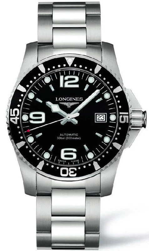 men's mechanical watches with self-winding -Longines HydroConquest Mens