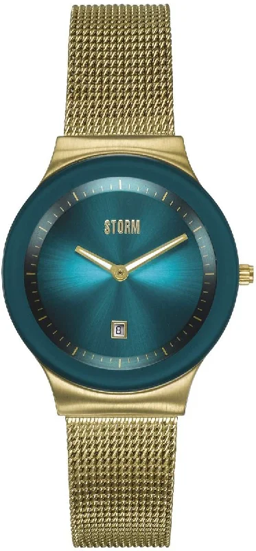 women's Storm concave watches -Storm Mini Sotec Gold Teal
