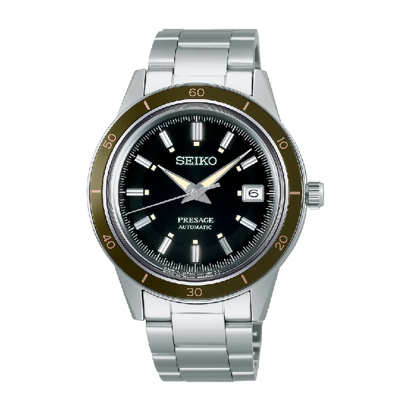 men's Seiko mechanical watches -SEIKO PRESAGE SRPG07J1 STYLE 60S AUTOMATIC MEN WATCH