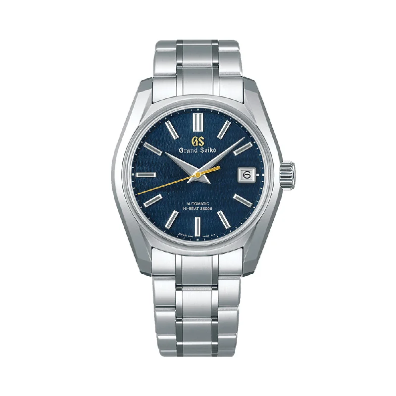 men's chronograph watches with tritium design -SBGH353 "Shūbun" Hi-Beat 36000 40mm - Blue on Bracelet men's chronograph watches with tritium design -SBGH353 "Shūbun" Hi-Beat 36000 40mm - Blue on Bracelet