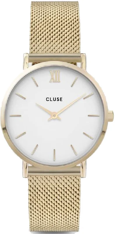 women's mechanical watches with manual display -Cluse Minuit Ladies