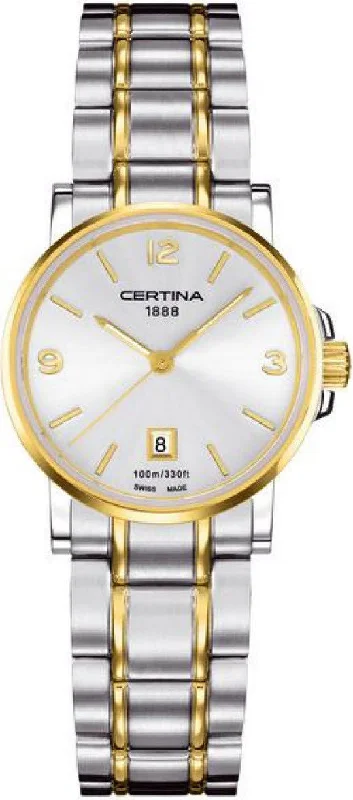 women's Certina backlight design watches -Certina Watch DS Caimano Lady Quartz