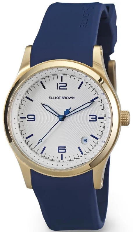women's mechanical watches with custom engraving display function -Elliot Brown Kimmeridge Ladies