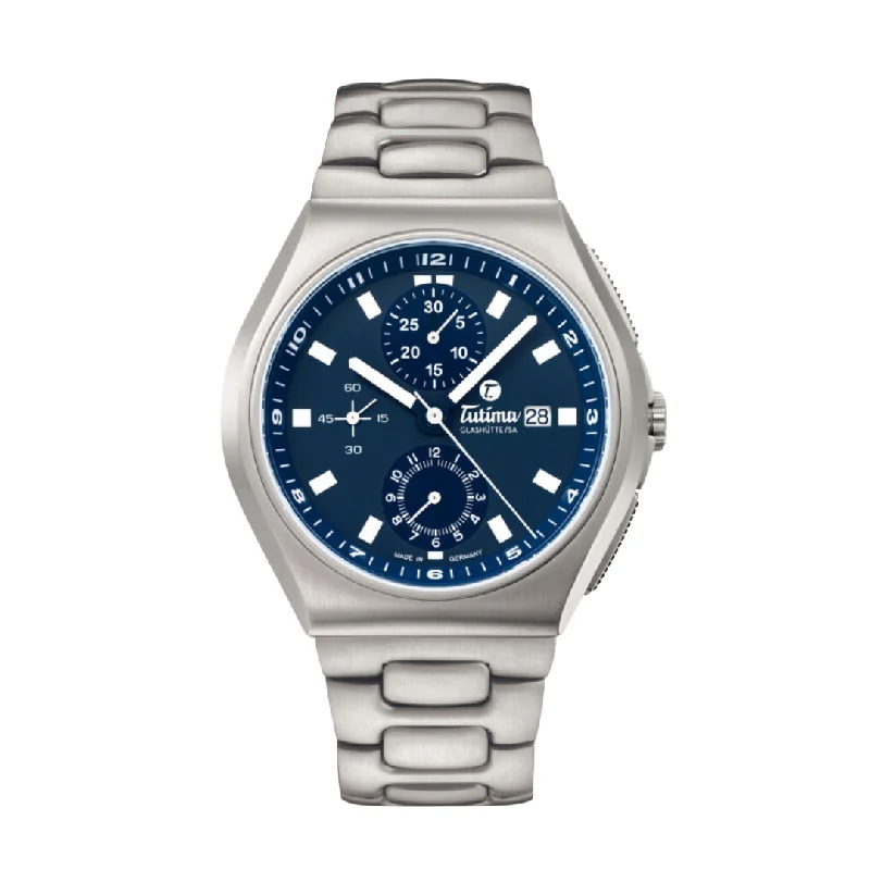 men's chronograph watches with automatic display function -TUTIMA GLASHÜTTE M2 COASTLINE CHRONOGRAPH 6430-04 AUTOMATIC MEN WATCH men's chronograph watches with automatic display function -TUTIMA GLASHÜTTE M2 COASTLINE CHRONOGRAPH 6430-04 AUTOMATIC MEN WATCH