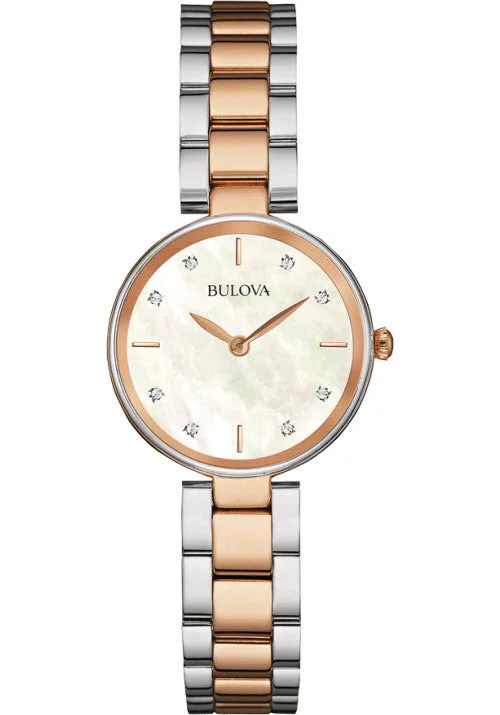 women's Bulova sleek design watches -Bulova Watch Diamonds