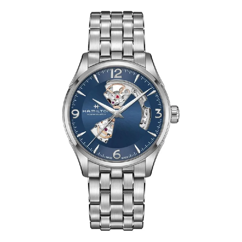 men's dive watches with luminous hands -Jazzmaster Open Heart Auto