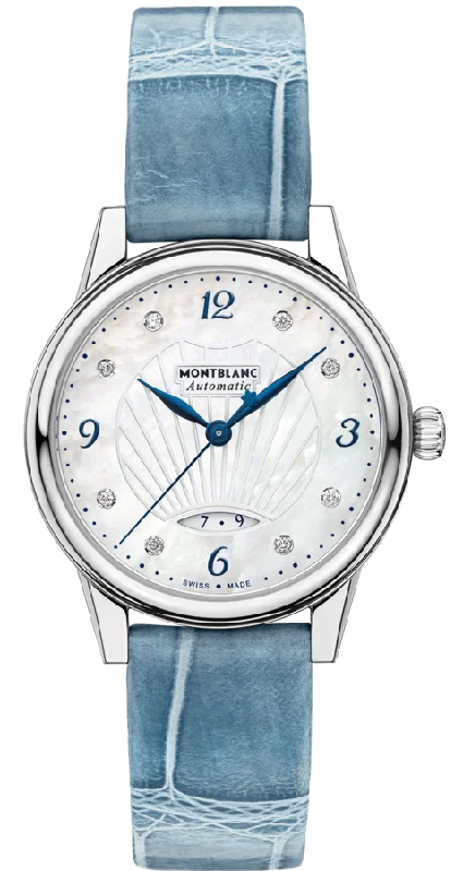 women's mechanical watches with LED light design -Montblanc Watch Boheme Automatic Date