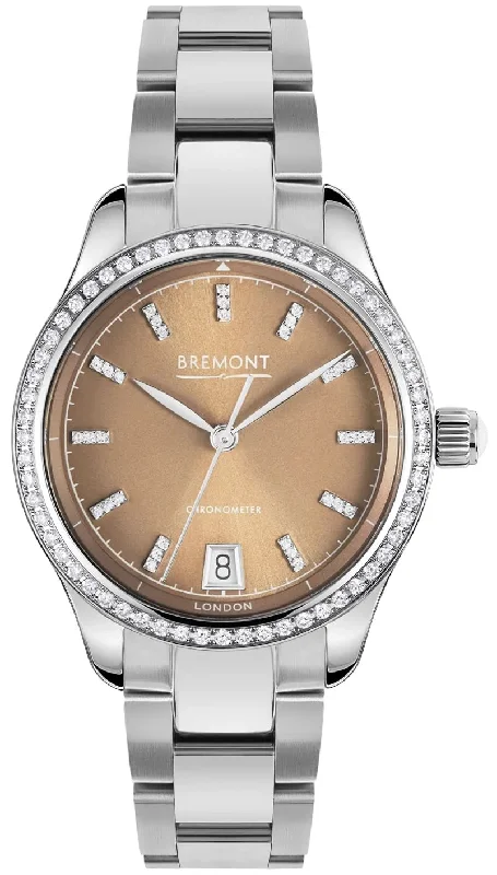 women's mechanical watches with double-domed design -Bremont Lady K Fawn Bracelet